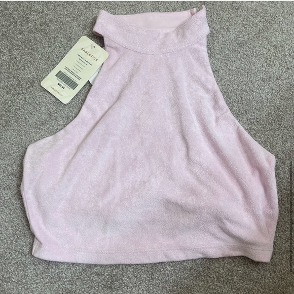 Fabletics X Vanessa hudgens terry built in bra tank - Picture 2 of 3